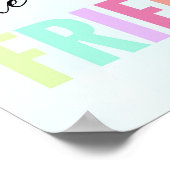 Schwestern machen das Rainbow Poster zu den besten (Ecke)