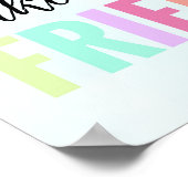 Schwestern machen das Rainbow Poster zu den besten (Ecke)