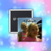 Schwestern machen die besten Freunde | Button