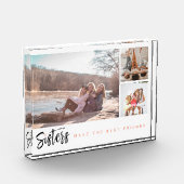 Schwestern machen die besten Freunde Drei Fotosamm Fotoblock (Links)