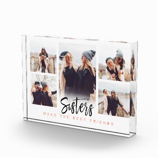 Schwestern machen die besten Freunde Foto Collage (Rechts)