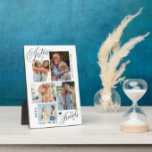 Schwestern machen die besten Freunde Foto Collage Fotoplatte (Seite)