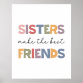 Schwestern machen die besten Freunde Poster (Vorne)