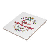 Schwestern machen Leben besonders Fliese (Seite)