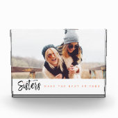 Schwestern machen Single für die besten Freunde Fo Fotoblock (Vorderseite)