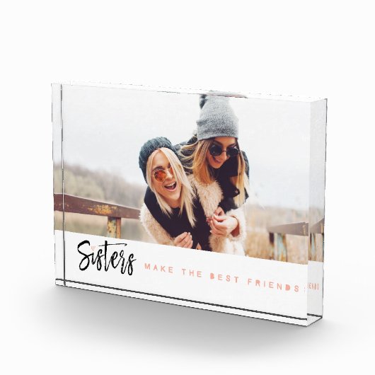 Schwestern machen Single für die besten Freunde Fo Fotoblock (Rechts)