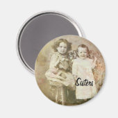 Schwestern Magnet (Vorderseite/Rückseite)