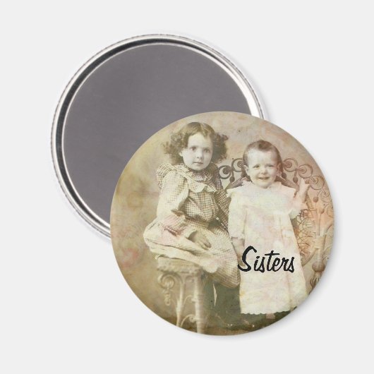 Schwestern Magnet (Vorderseite/Rückseite)