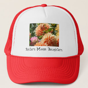 Schwestern Mamas Daughters sport Hats Dahlia Blume Truckerkappe