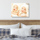 Schwestern, moderner Script-Schriftart, benutzerde Leinwanddruck (Insitu (Schlafzimmer))