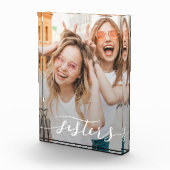 Schwestern Moderner Skriptschlüssel Fotoblock (Rechts)