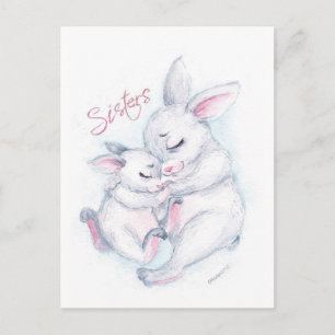 Schwestern Postkarte