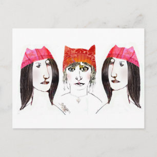Schwestern Postkarte