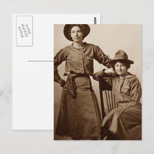 Schwestern Postkarte (Vorne/Hinten)