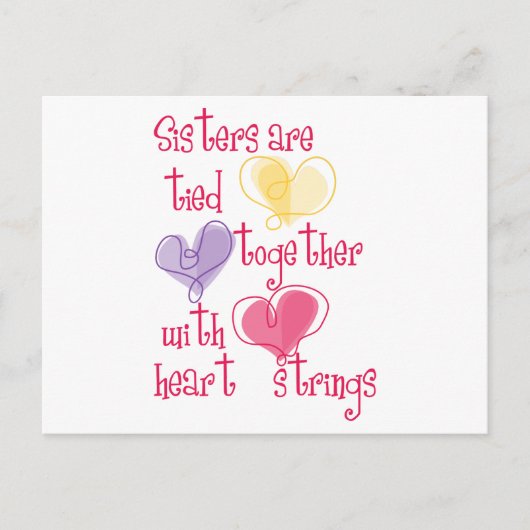 Schwestern Postkarte (Vorderseite)