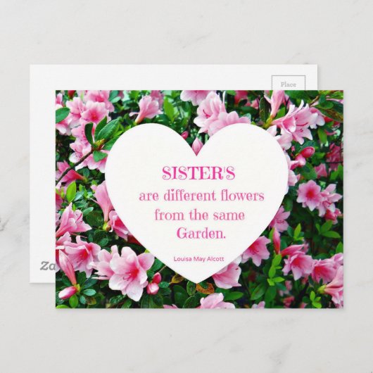 Schwestern! Postkarte (Vorne/Hinten)