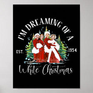 Schwestern Pyjamas Urlaub Xmas Schneeweißer Weihna Poster