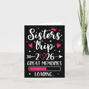 Schwestern Reise 2026 Erinnerungen Urlaub Illustra Karte