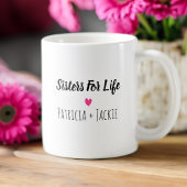 Schwestern Rosa Foto Kaffeetasse