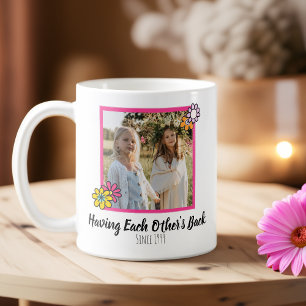 Schwestern Rosa Foto Kaffeetasse
