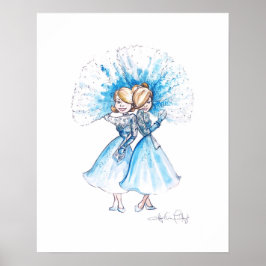 Schwestern, Schwestern Kunst von Heather French He Poster