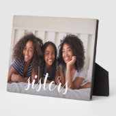 Schwestern | Script Overlay-Foto Fotoplatte (Seite)