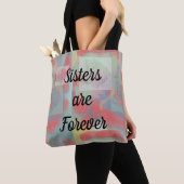 Schwestern sind Forever Pastel Floral Muster Rose Tasche (Von Nahem)