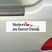 Schwestern sind für immer Freunde Autoaufkleber (Auf Auto)