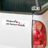 Schwestern sind für immer Freunde Autoaufkleber (Auf Lkw)