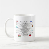 Schwestern sind für immer Gedicht Kaffeetasse (Links)