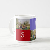 Schwestern sind für immer SIS-Liebe 3-Fotos Verlas Kaffeetasse (Vorderseite Links)