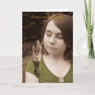 Schwestern sind so besonders. karte