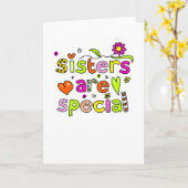 Schwestern sind Sonderaktionen Karte (Gelbe Blume)