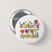 Schwestern sind speziell button (Vorne & Hinten)