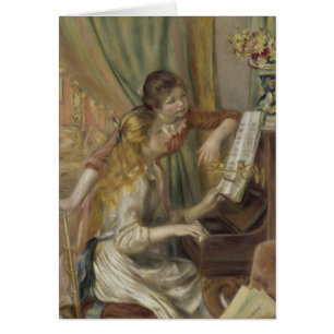 Schwestern spielen Klavier