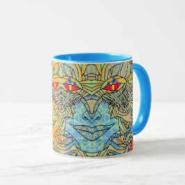 Schwestern überall blaue Tasse
