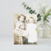 Schwestern und Spitze Postkarte (Stehend Vorderseite)