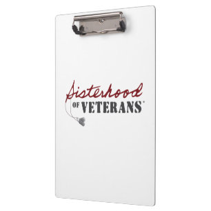 Schwestern von Veteranen Militär Stolz Design Klemmbrett