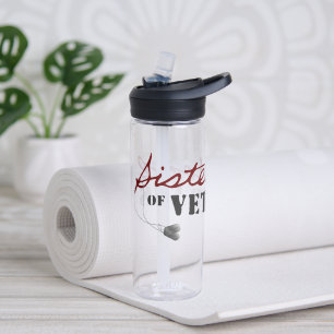 Schwestern von Veteranen Militär Stolz Design Trinkflasche