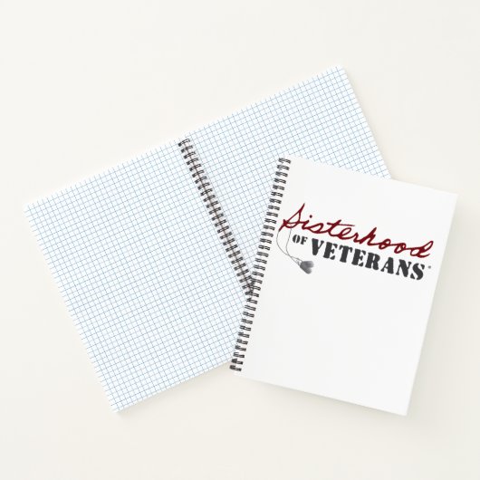 Schwestern von Veterans Military Pride Design Notizblock (Innenseite)