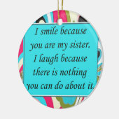 Schwestern, Weihnachtsschmuck (Links)