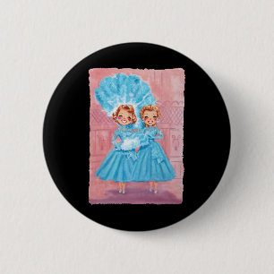 Schwestern Weiße Weihnachten Film 1954 Xmas Schnee Button