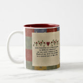 Schwestern Zweifarbige Tasse (Links)