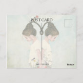 Schwestern, Zwillinge, Kunst, Postkarte (Rückseite)