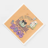 Schwesterngeister witziger Kürbiskuchen Standard Serviette (Ecke)