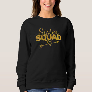 Schwesterngruppe Familien-Matching-Party Mädchen F Sweatshirt