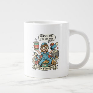 Schwesternleben Ich schaff das Jumbo-Tasse