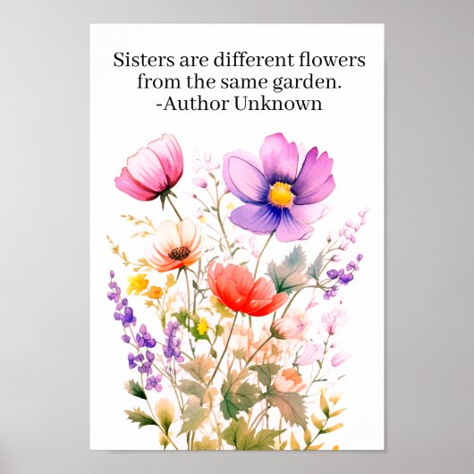 Schwesternposter-Kunstprint Poster (Vorne)