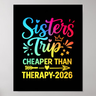 Schwesternreise 2026 Billiger als Therapie Sommerf Poster