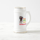 Schwesternsaurus Matching Schwestern Dino Squad De Bierglas (VorderseiteRechts)